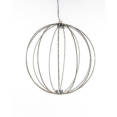 Sfera illuminata della collezione Anna 40 cm 192 led classico caldo con funzione flash timer dimmer cavo da 5 metri