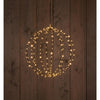 Anna's collection verlichte bal 40cm 192led classic warm met flitsfunctie timer dimmer 5 meter aanloopsnoer