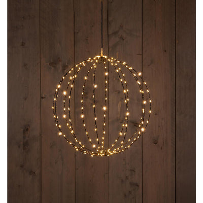 Sfera illuminata della collezione Anna 40 cm 192 led classico caldo con funzione flash timer dimmer cavo da 5 metri