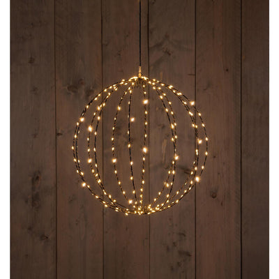 Sfera illuminata della collezione Anna 50 cm 216 led classica calda con funzione flash timer dimmer cavo da 5 metri