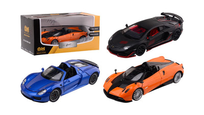 Superdeportivo con licencia Johntoy a escala aproximadamente 1:24