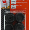 Mack 1047699 - tappo in gomma nero ø 22 mm 4 pz | 6 pezzi