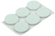 Mack 1047702 - pastiglia in feltro autoadesiva bianca ø 19 mm 18 pz | 12 pezzi