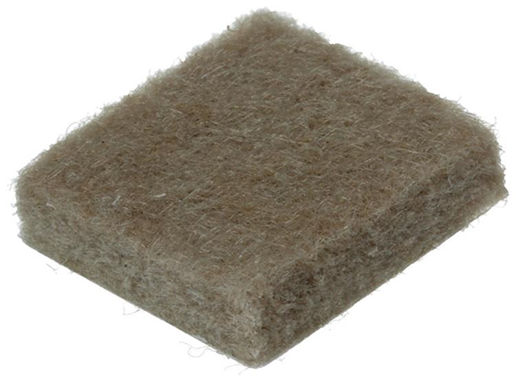 Mack 1047707 - superfeltro autoadesivo beige 19 x 19 mm 24 pz | 12 pezzi