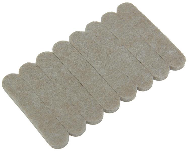 Mack 1047708 - superfeltro autoadesivo beige 13 x 63 mm 8 pz | 12 pezzi
