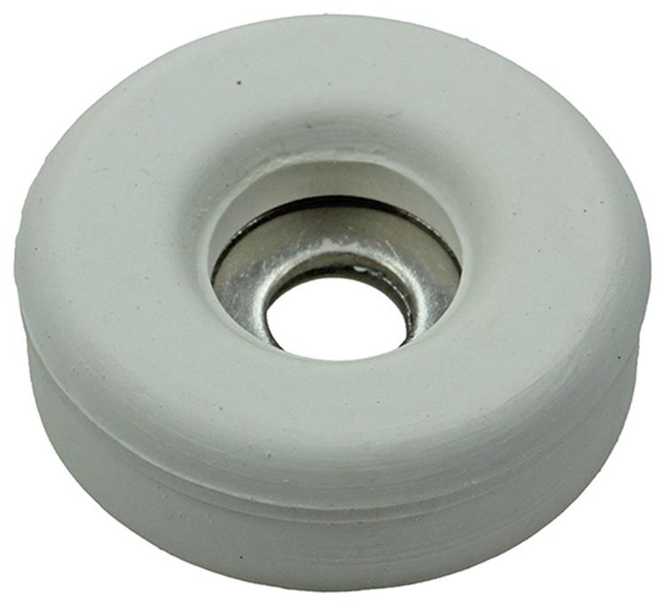 Mack 1047751 - stoeldop rubber wit ø 23 mm 24 st pcs | 6 stuks