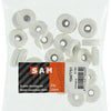 Mack 1047751 - stoeldop rubber wit ø 23 mm 24 st pcs | 6 stuks