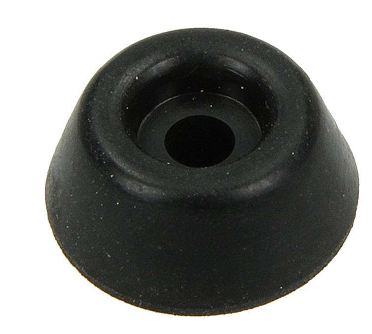 Mack 1047662 - tappo in gomma + vite nero ø 22 mm 4 pz | 6 pezzi