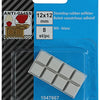 Mack 1047667 - stootdop rubber zelfklevend wit 12 x 12 mm 8 st pcs | 6 stuks