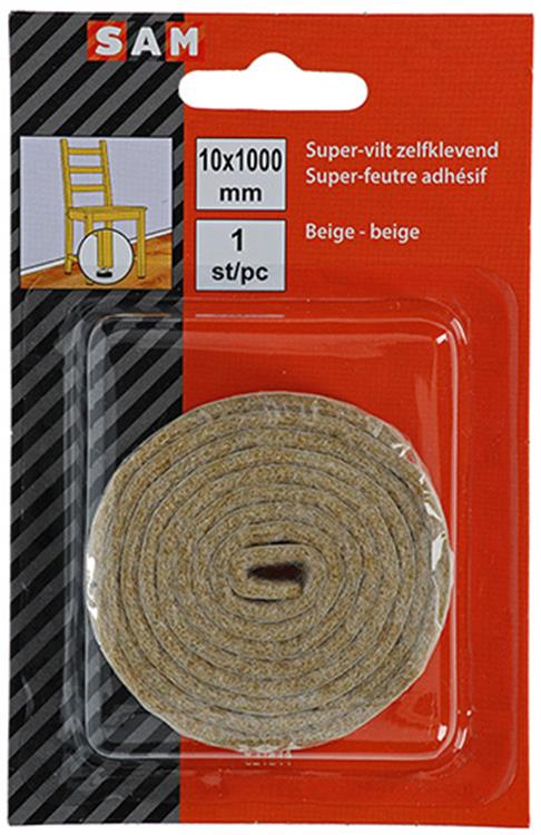 Mack 1047717 - super feltro autoadesivo beige 10 x 1000 mm 1 pz pz | 12 pezzi