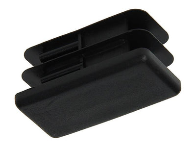 Mack 1047764 - tappo in plastica nero 20 x 40 mm 4 pz | 6 pezzi
