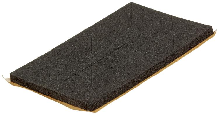 Mack 1047673 - striscia di schiuma autoadesiva nera 20 x 20 mm 24 pz | 6 pezzi