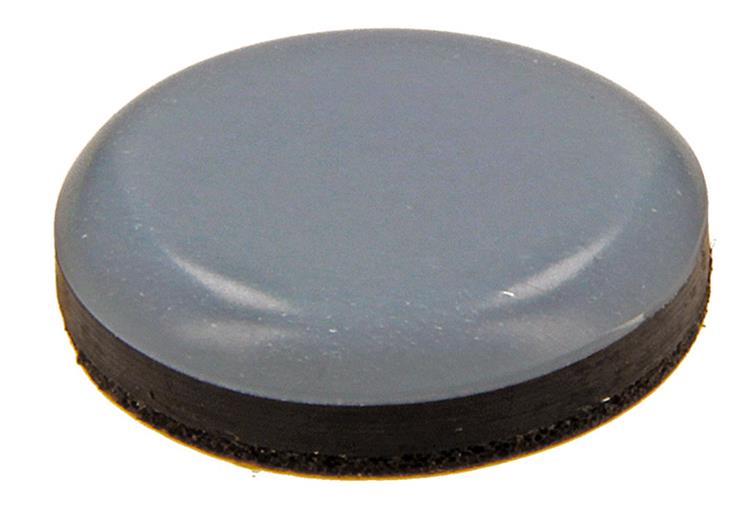 Mack 1047726 - pastiglia super scorrevole autoadesiva grigia ø 25 mm 4 pz | 12 pezzi
