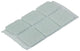 Mack 1047727 - pastiglia in feltro autoadesiva bianca 19 x 19 mm 18 pz | 12 pezzi