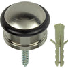 Mack 1047635 - deurstop cilindermodel inox look ø 30h25 mm 1 st pc | 6 stuks