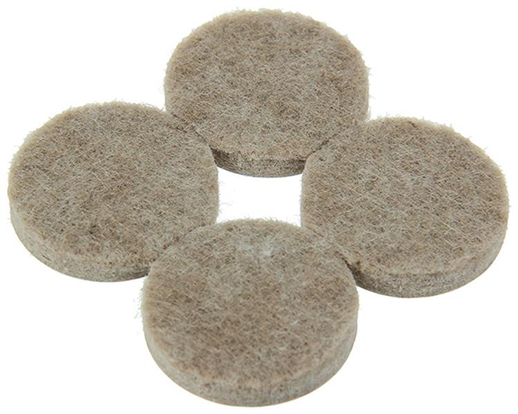 Mack 1047683 - super feltro autoadesivo beige ø 28 mm 8 pz | 12 pezzi