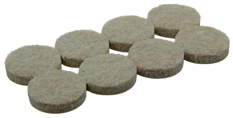 Mack 1047684 - super feltro autoadesivo beige ø 22 mm 16 pz | 12 pezzi