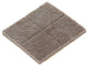 Mack 1047686 - super feltro autoadesivo beige 34 x 34 mm 8 pz | 12 pezzi