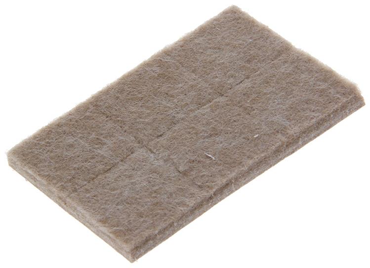 Mack 1047688 - superfeltro autoadesivo beige 25 x 25 mm 12 pz | 12 pezzi
