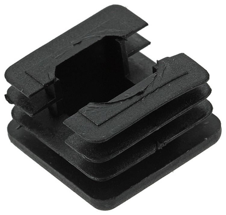 Mack 1047738 - tappo in plastica nero 25 x 25 mm 4 pz | 6 pezzi