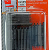 Mack 1047783 - tappo in plastica nero 30 x 50 mm 4 pz | 6 pezzi