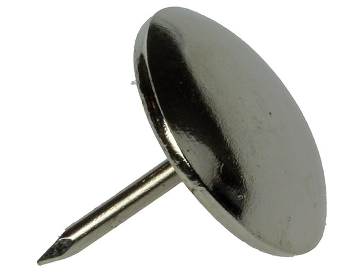 Mack 1047784 - puntale per sedia chiodo metallo cromato ø 18 mm 8 pz | 6 pezzi