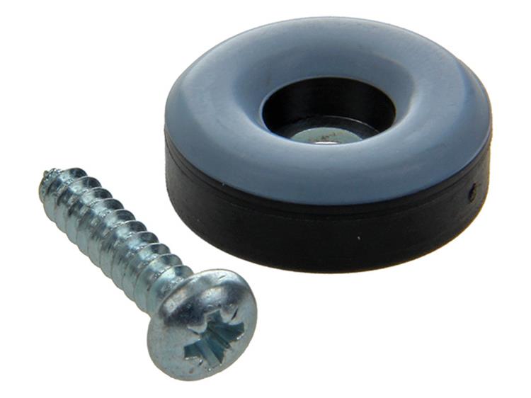 Mack 1047692 - glij-stoeldop met schroef grijs ø 22 mm 4 st pcs | 6 stuks