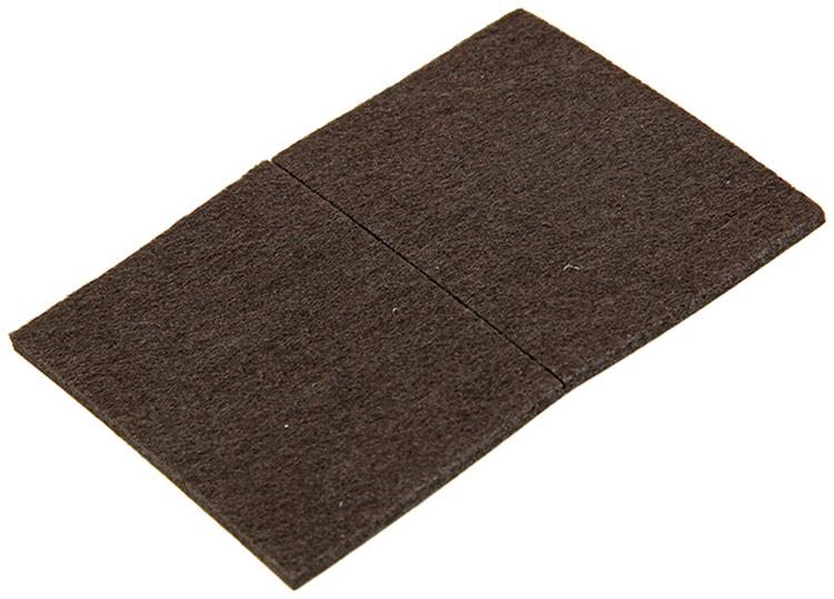 Mack 1047693 - pastiglia in feltro autoadesiva marrone 70 x 95 mm 1 pz pz | 12 pezzi