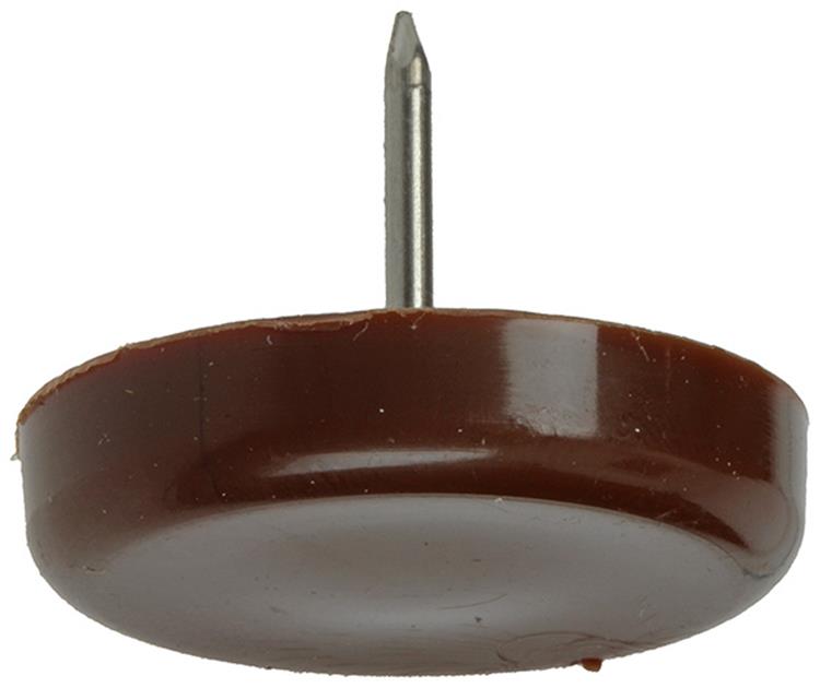 Mack 1047748 - chiodo scorrevole per sedia plastica marrone ø 28 mm 4 pz | 6 pezzi