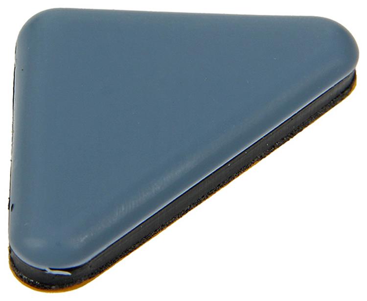 Mack 1047790 - pastiglia super scorrevole autoadesiva grigia 35x35x45 mm 4 pz | 12 pezzi