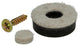 Mack 1048784 - feltro rinforzato + vite marrone ø 25 mm 8 pz | 6 pezzi
