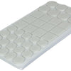 Mack 1048761 - assortimento feltro autoadesivo bianco | 12 pezzi