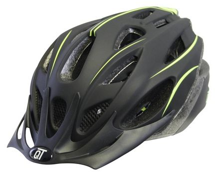 Qt Cycle Tech Helmet Matt Black Fluo L 58-61 CM 2810421