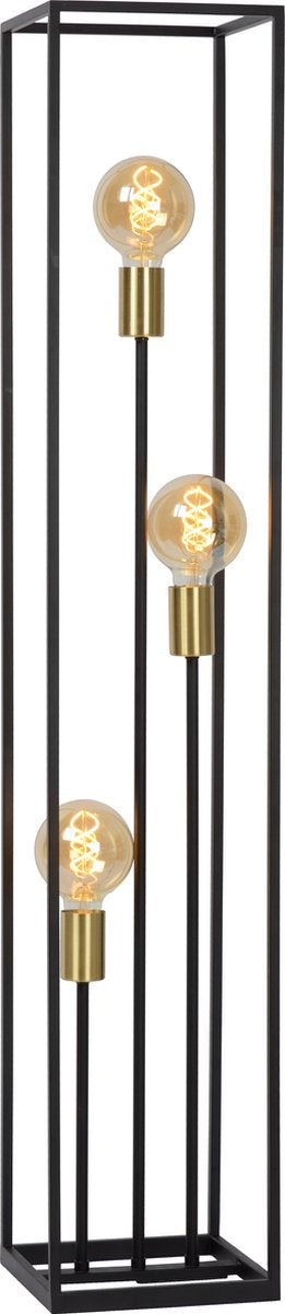 Lucide ruben - floor lamp - 3xe27 - black