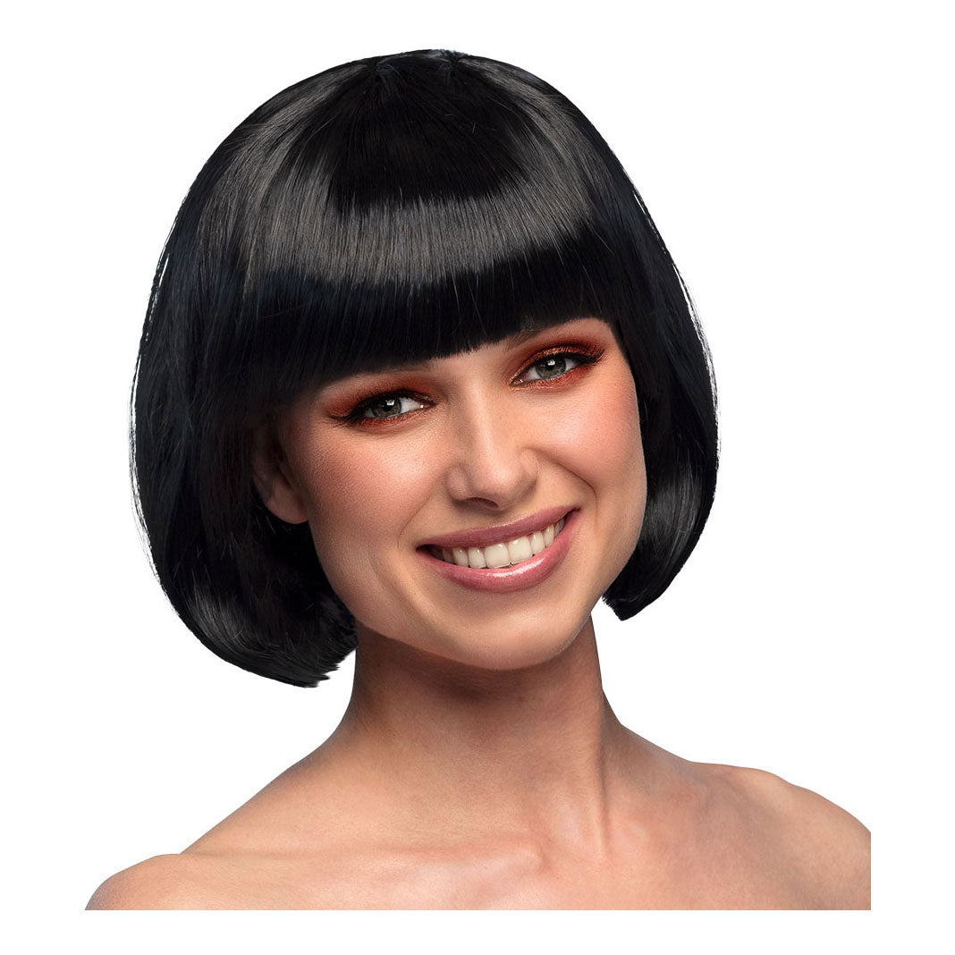 Peluca cabaret negro