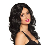 Boland pruik celebrity zwart - afbeelding 3