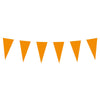 Boland papieren vlaggenlijn oranje, 10mtr.