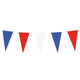Linea di bandiera di carta Blue bianco rosso, 10mtr.