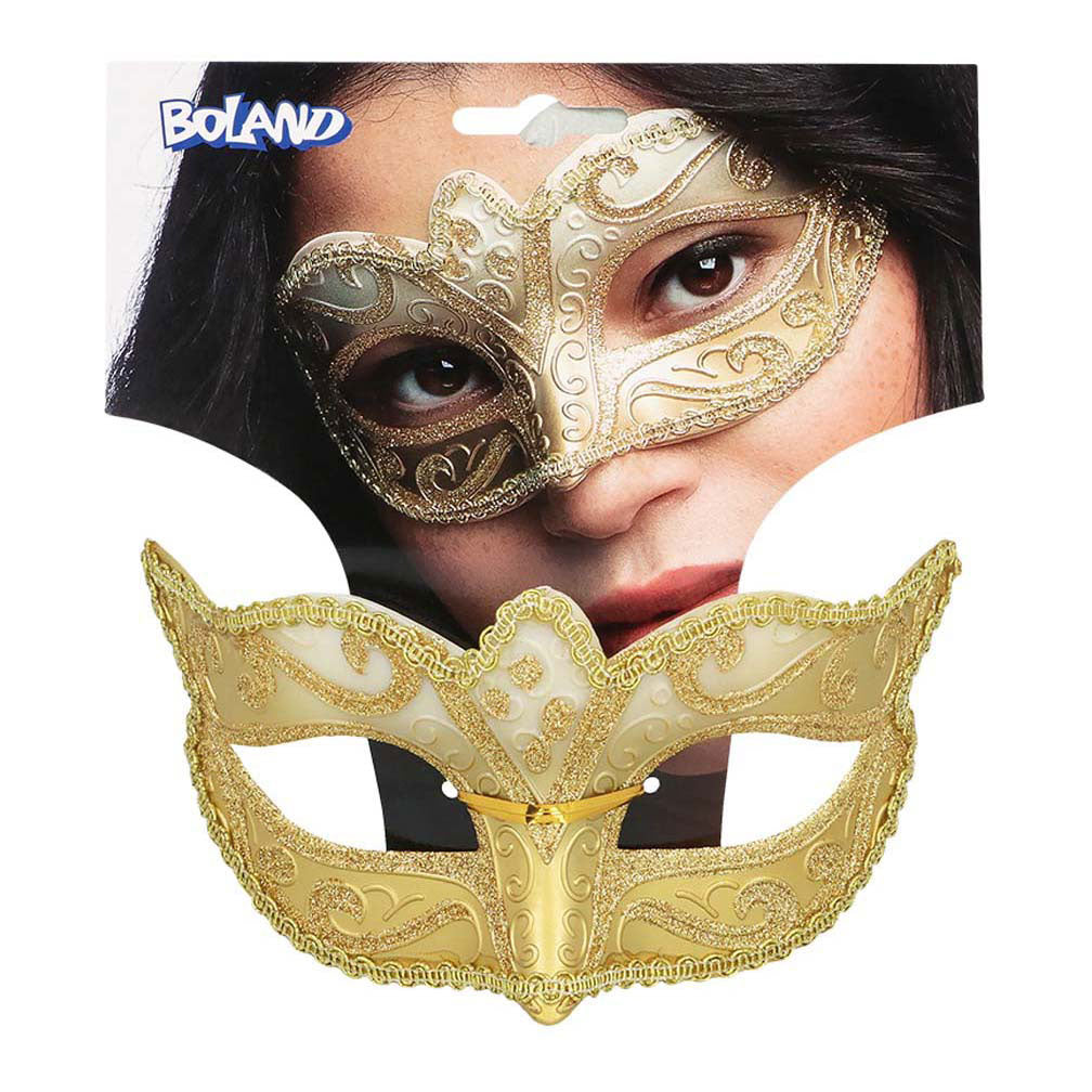 Boland Eye Mask Venecia Felina Gold