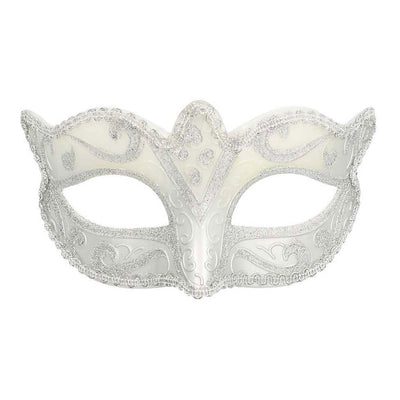 Boland Eye Mask Venezia Felina Silver