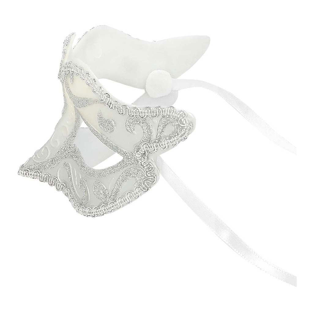 Boland Eye Mask Venezia Felina Silver