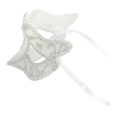 Boland Eye Mask Venezia Felina Silver