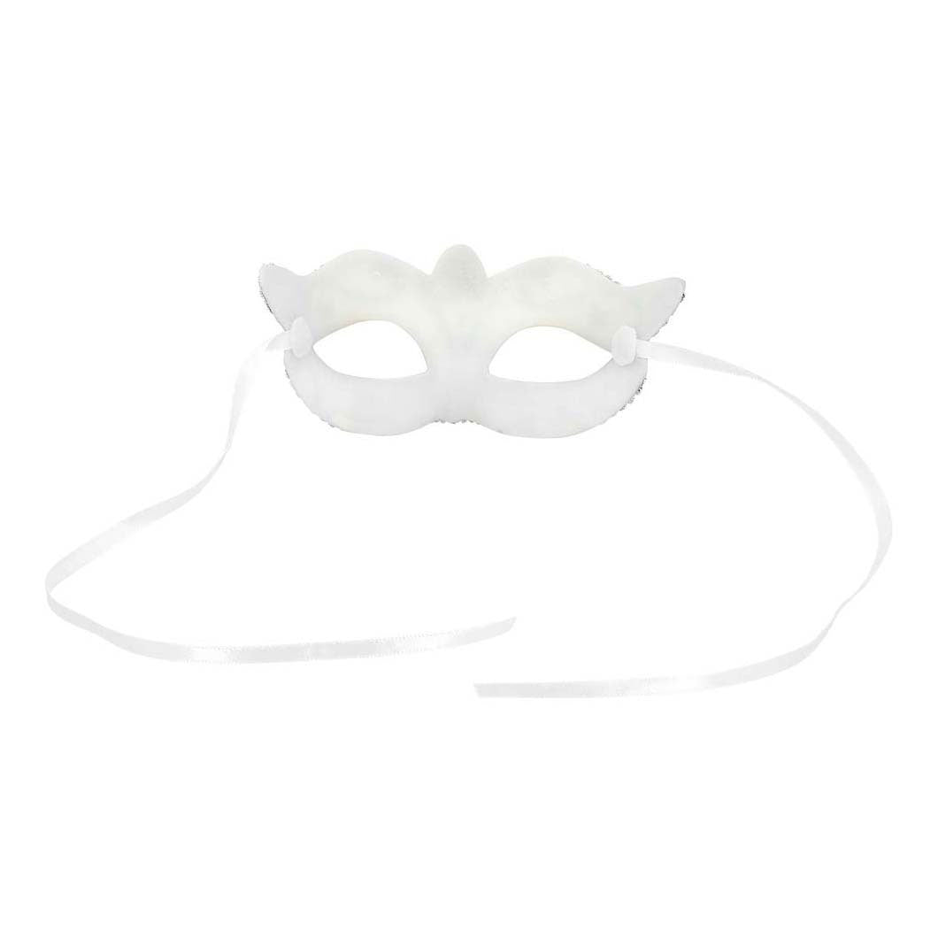 Boland Eye Mask Venezia Felina Silver