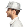 Boland Hoed Popster Pailetten Silver