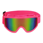 Boland party skibril neon roze - afbeelding 1