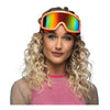 Boland party skibril neon oranje