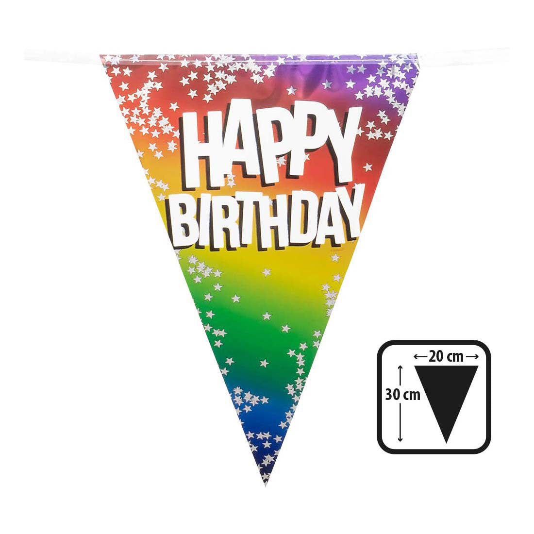 Boland vlaggenlijn buon compleanno, 6m