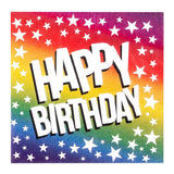 Boland papieren servetten happy birthday, 20st. - afbeelding 1