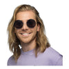 Gafas de fiesta de Boland hippie xl gris