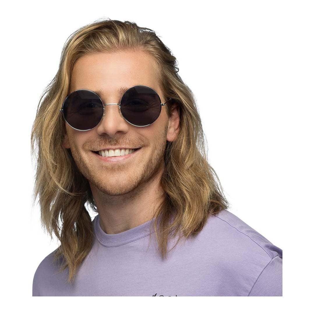 Gafas de fiesta de Boland hippie xl gris